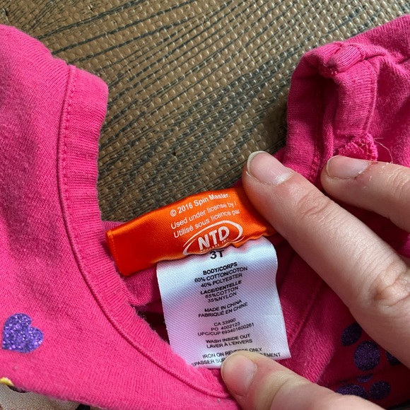 🌸3/$10🌸 paw patrol lace top - Picture 3 of 3